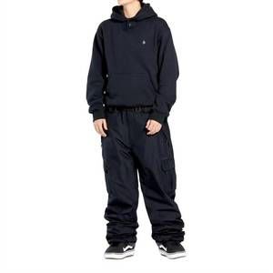 NEW VOLCOM costus pull over fleece hoodie in black